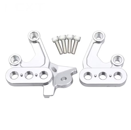 Chrome Peg Mounts + Peg Bracket